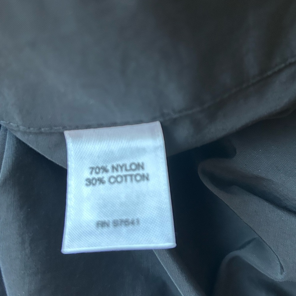 JJill black nylon jacket Six Large - Picture 4 of 4